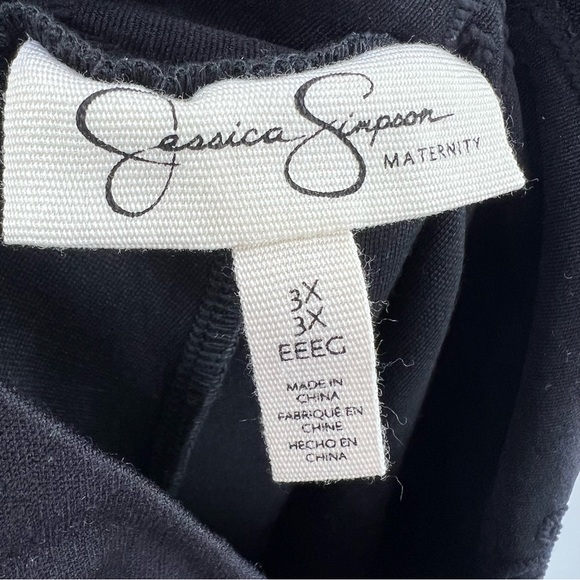 Jessica Simpson NWT Maternity Plus Size Faux Leather Pants size 3X - Picture 6 of 8